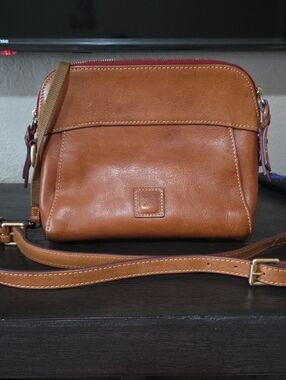 Dooney & Bourke Florentine Leather Cameron Natural